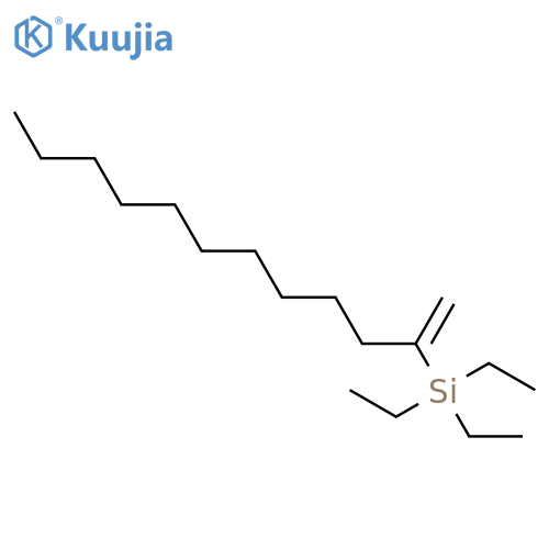 SILANE, TRIETHYL(1-METHYLENEUNDECYL)- structure
