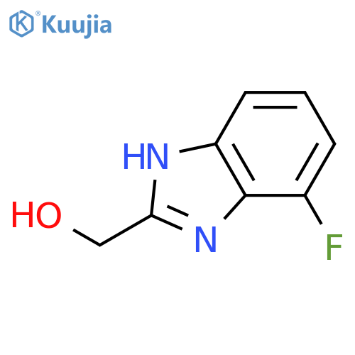 1H-Benzimidazole-2-methanol, 4-fluoro- (9CI) structure