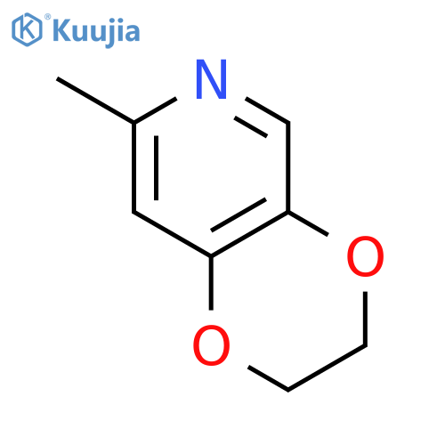 2,3-dihydro-7-methyl-1,4-Dioxino[2,3-c]pyridine structure
