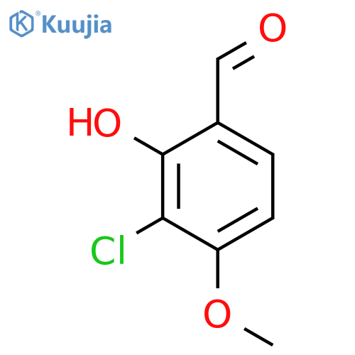 3-Chloro-4-methoxysalicylaldehyde structure