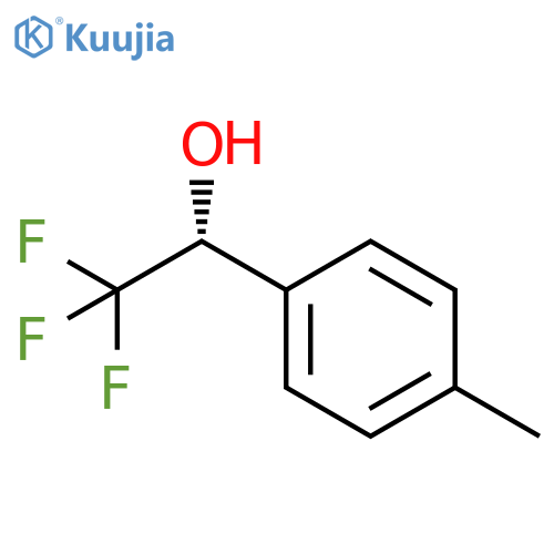 (1R)-2,2,2-trifluoro-1-(4-methylphenyl)ethan-1-ol structure