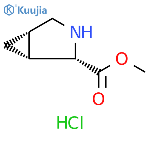 (1R,2S,5S)-Methyl 3-azabicyclo[3.1.0]hexane-2-carboxylate hydrochloride structure