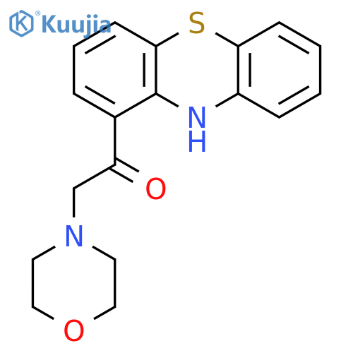ETHANONE, 2-(4-MORPHOLINYL)-1-(10H-PHENOTHIAZIN-1-YL)- structure