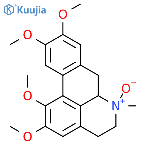 (6aS)-1,2,9,10-tetramethoxy-6-methyl-5,6,6a,7-tetrahydro-4H-dibenzo[de,g]quinoline 6-oxide structure