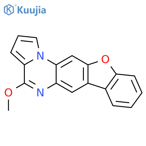 4-methoxy[1]benzofuro[3,2-g]pyrrolo[1,2-a]quinoxaline structure