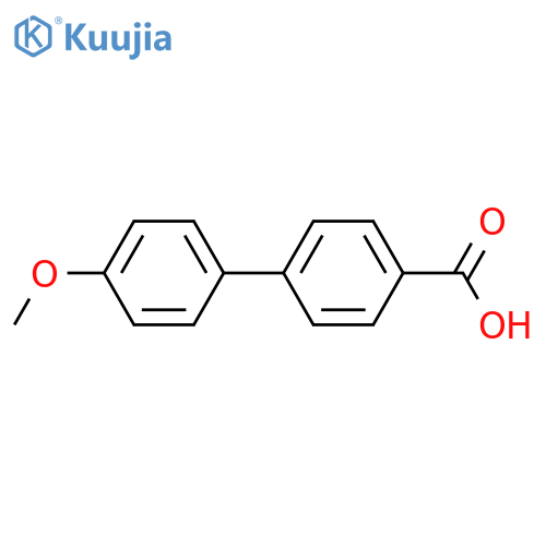 4-(4-Methoxyphenyl)benzoic acid structure