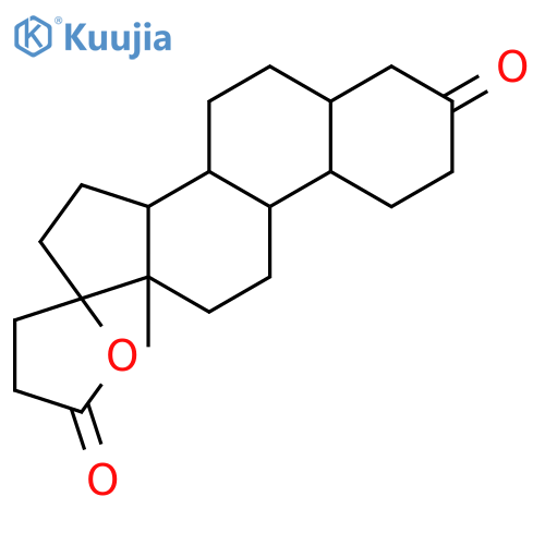 (5s,8r,9r,10s,13s,14s,17r)-13-methylspiro[1,2,4,5,6,7,8,9,10,11,12,14,15,16-tetradecahydrocyclopenta[a]phenanthrene-17,5'-oxolane]-2',3-dione structure