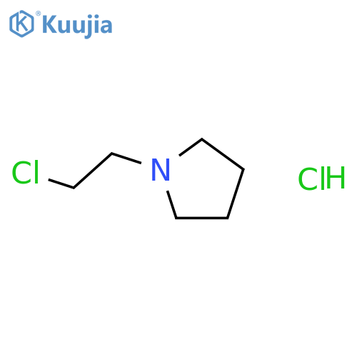 1-(2-Chloroethyl)pyrrolidine hydrochloride structure