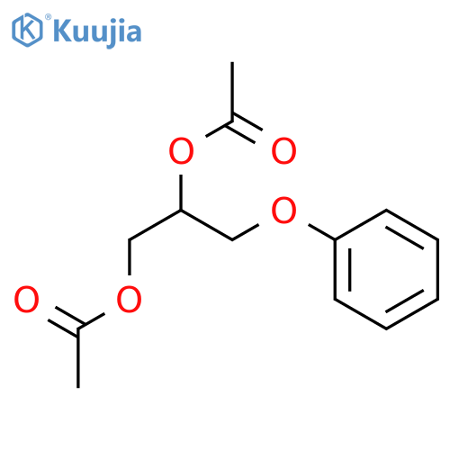 3-phenoxypropylene di(acetate) structure
