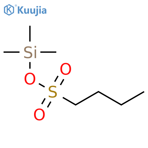 1-Butanesulfonic acid, trimethylsilyl ester structure