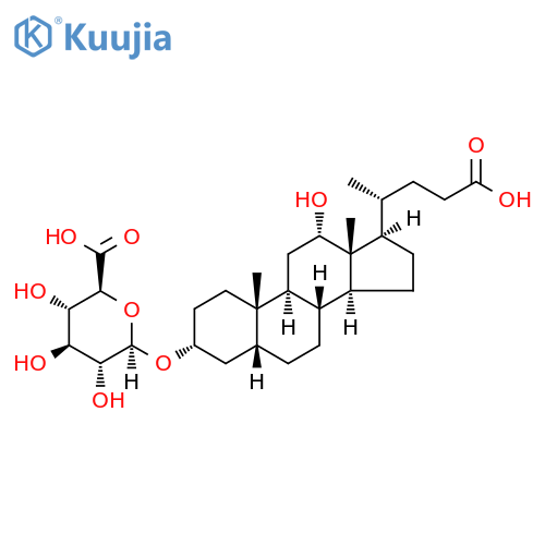 (3a,5b,12a)-23-carboxy-12-hydroxy-24-norcholan-3-yl b-D-glucopyranosiduronic acid structure