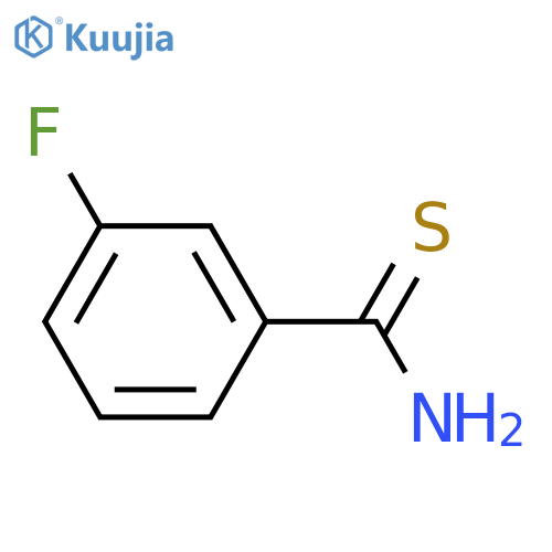 3-Fluorothiobenzamide structure