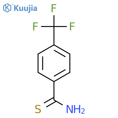 4-(Trifluoromethyl)thiobenzamide structure