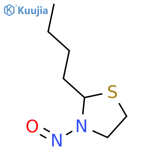 2-butyl-3-nitroso-1,3-thiazolidine structure