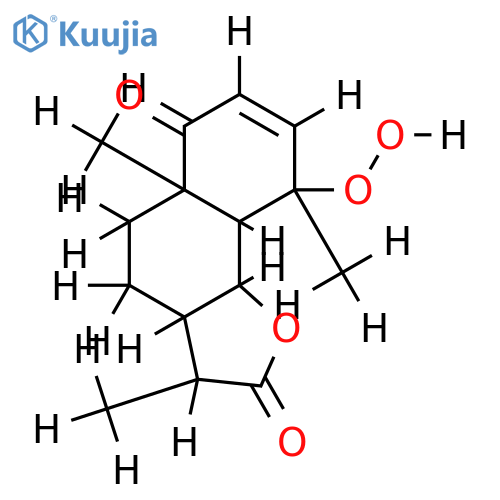 4beta-Hydroperoxy-4-desoxyvulgarin structure