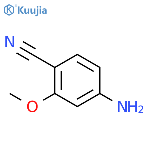 4-Amino-2-methoxybenzonitrile structure