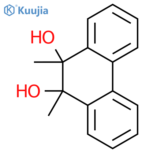 9,10-Phenanthrenediol,9,10-dihydro-9,10-dimethyl- structure