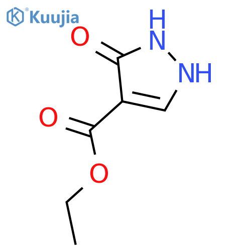 Ethyl 3-hydroxy-1H-pyrazole-4-carboxylate structure