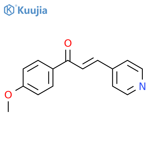 1-(4-methoxyphenyl)-3-(pyridin-4-yl)prop-2-en-1-one structure