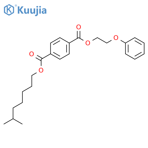 1,4-Benzenedicarboxylicacid, isooctyl 2-phenoxyethyl ester (9CI) structure