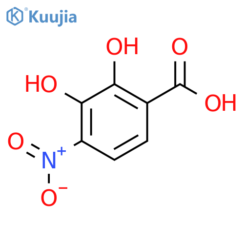 2,3-Dihydroxy-4-nitrobenzoic acid structure