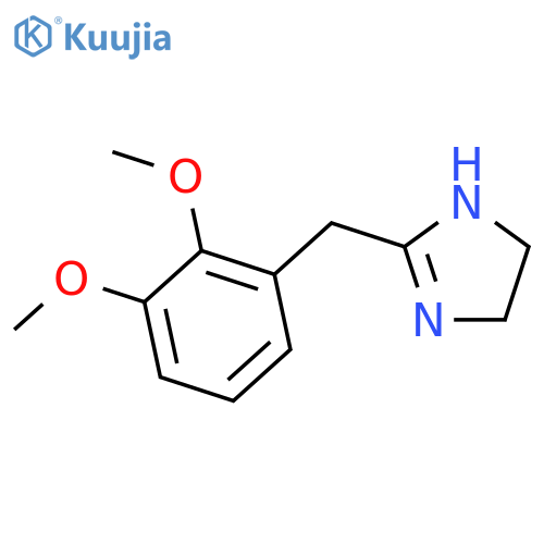 1H-Imidazole, 2-[(2,3-dimethoxyphenyl)methyl]-4,5-dihydro- structure