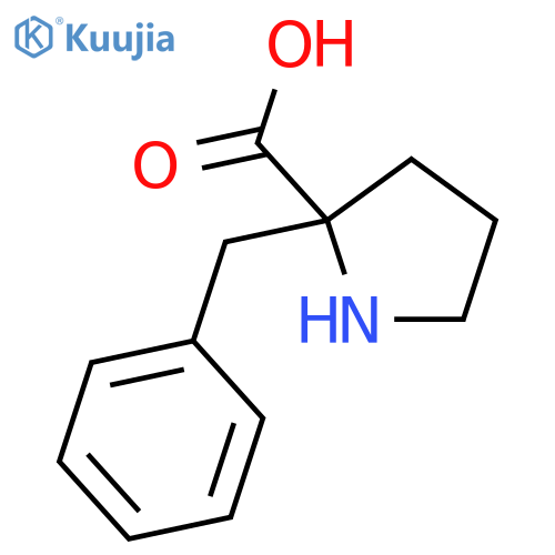 2-benzylpyrrolidine-2-carboxylic acid structure