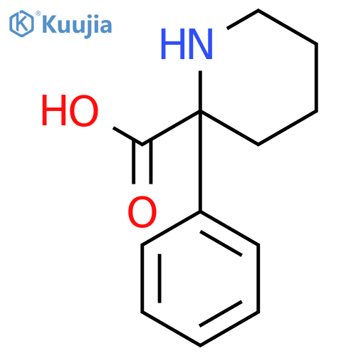 2-Phenylpiperidine-2-carboxylic acid structure