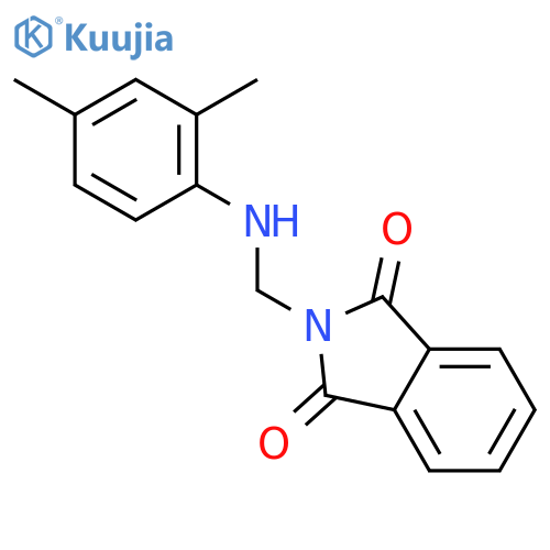 2-[(2,4-dimethylanilino)methyl]isoindole-1,3-dione structure