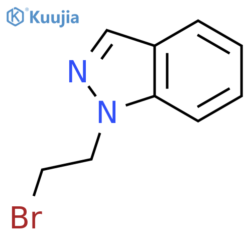 1H-INDAZOLE, 1-(2-BROMOETHYL)- structure