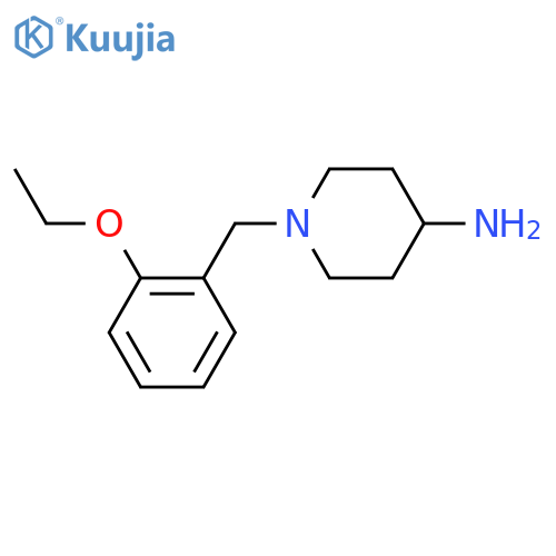 1-[(2-Ethoxyphenyl)methyl]piperidin-4-amine structure
