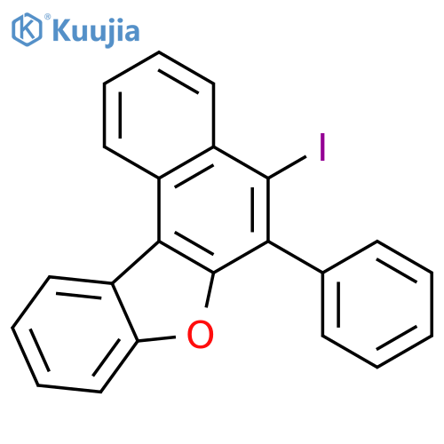 BENZO[B]NAPHTHO[1,2-D]FURAN, 5-IODO-6-PHENYL- structure