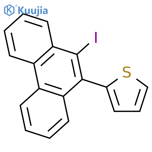Thiophene, 2-(10-iodo-9-phenanthrenyl)- structure
