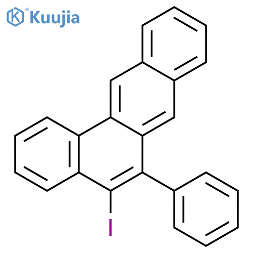 Benz[a]anthracene, 5-iodo-6-phenyl- structure