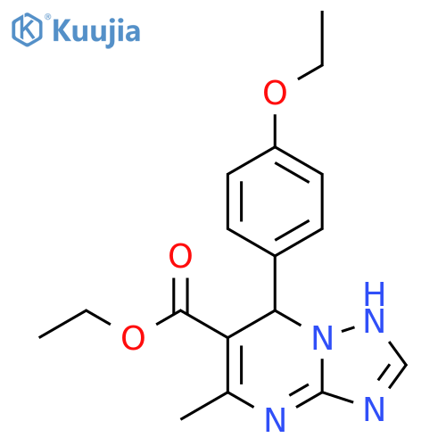 ethyl 7-(4-ethoxyphenyl)-5-methyl-4H,7H-1,2,4triazolo1,5-apyrimidine-6-carboxylate structure