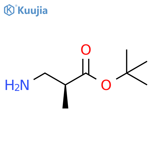 tert-butyl (2S)-3-amino-2-methylpropanoate structure
