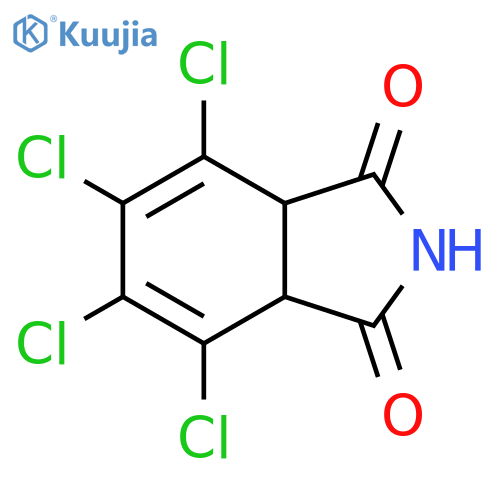 1H-Isoindole-1,3(2H)-dione, 4,5,6,7-tetrachloro-3a,7a-dihydro- structure