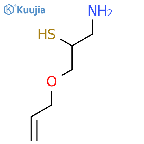 2-Propanethiol, 1-amino-3-(2-propenyloxy)- structure