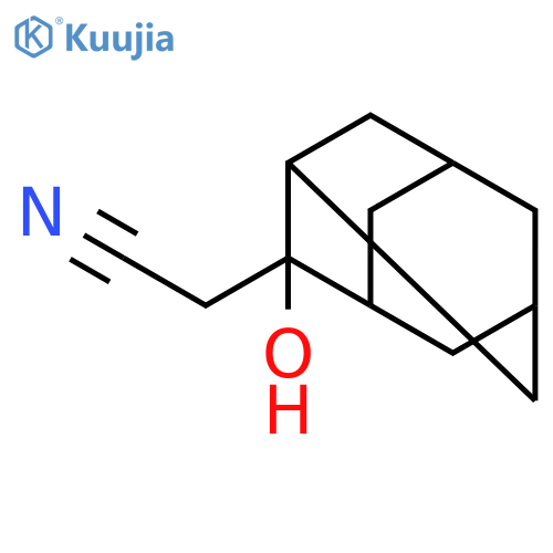 TRICYCLO[3.3.1.13,7]DECANE-2-ACETONITRILE, 2-HYDROXY- structure