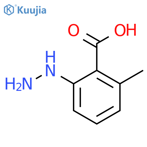 2-Hydrazinyl-6-methylbenzoic acid structure