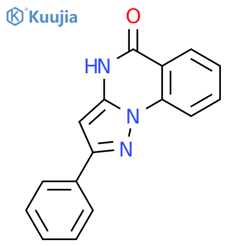 Pyrazolo[1,5-a]quinazolin-5(4H)-one, 2-phenyl- structure