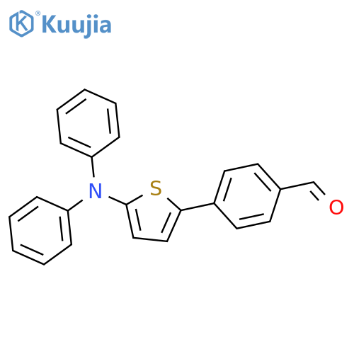 BENZALDEHYDE, 4-[5-(DIPHENYLAMINO)-2-THIENYL]- structure