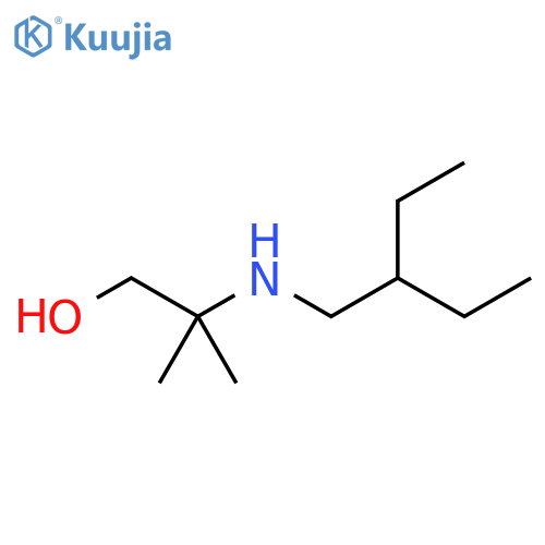 2-(2-ethylbutyl)amino-2-methylpropan-1-ol structure