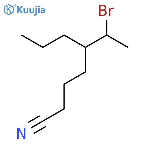 OCTANENITRILE, 5-(1-BROMOETHYL)- structure