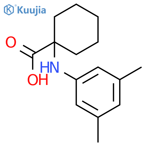1-(3,5-Dimethylphenylamino)cyclohexanecarboxylic acid structure