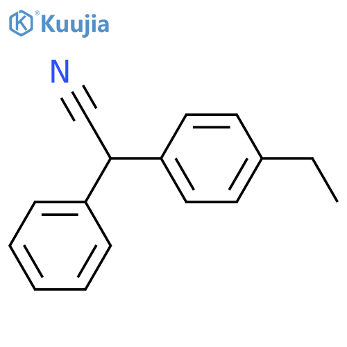 Benzeneacetonitrile,4-ethyl-a-phenyl- structure