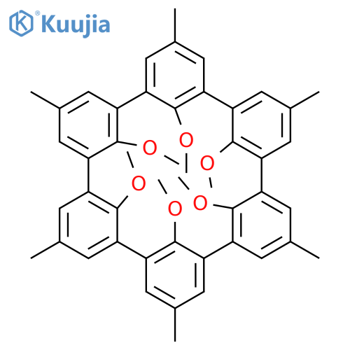 Heptacyclo[25.3.1.12,6.17,11.112,16.117,21.122,26]hexatriaconta-1(31),2,4,6(36),7,9,11(35),12,14,16(34),17,19,21(33),22,24,26(32),27,29-octadecaene, 31,32,33,34,35,36-hexamethoxy-4,9,14,19,24,29-hexamethyl- structure