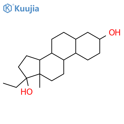 (3β,5α,17α)-19-Norpregnane-3,17-diol structure