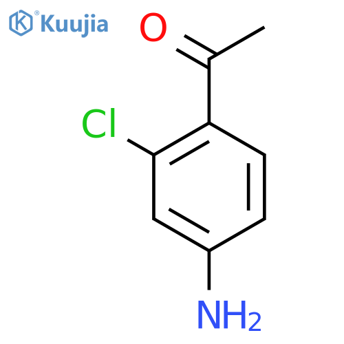 1-(4-amino-2-chlorophenyl)ethanone structure