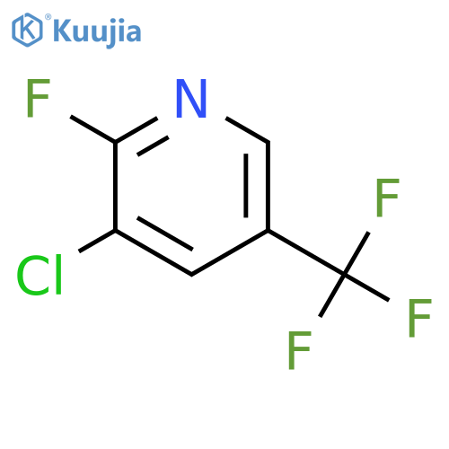 3-Chloro-2-fluoro-5-(trifluoromethyl)pyridine structure